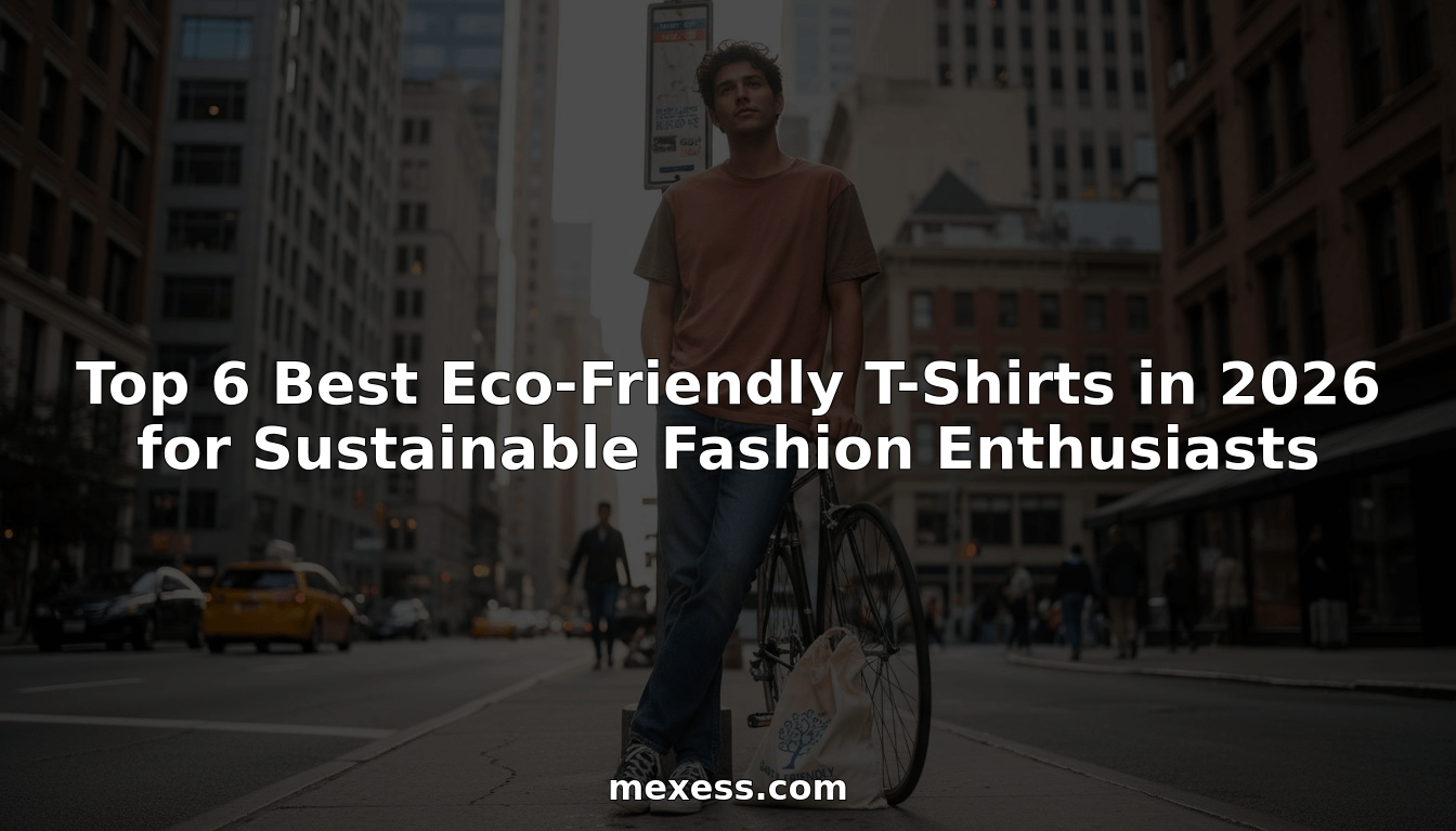 Urban adult in eco-friendly streetwear t-shirt