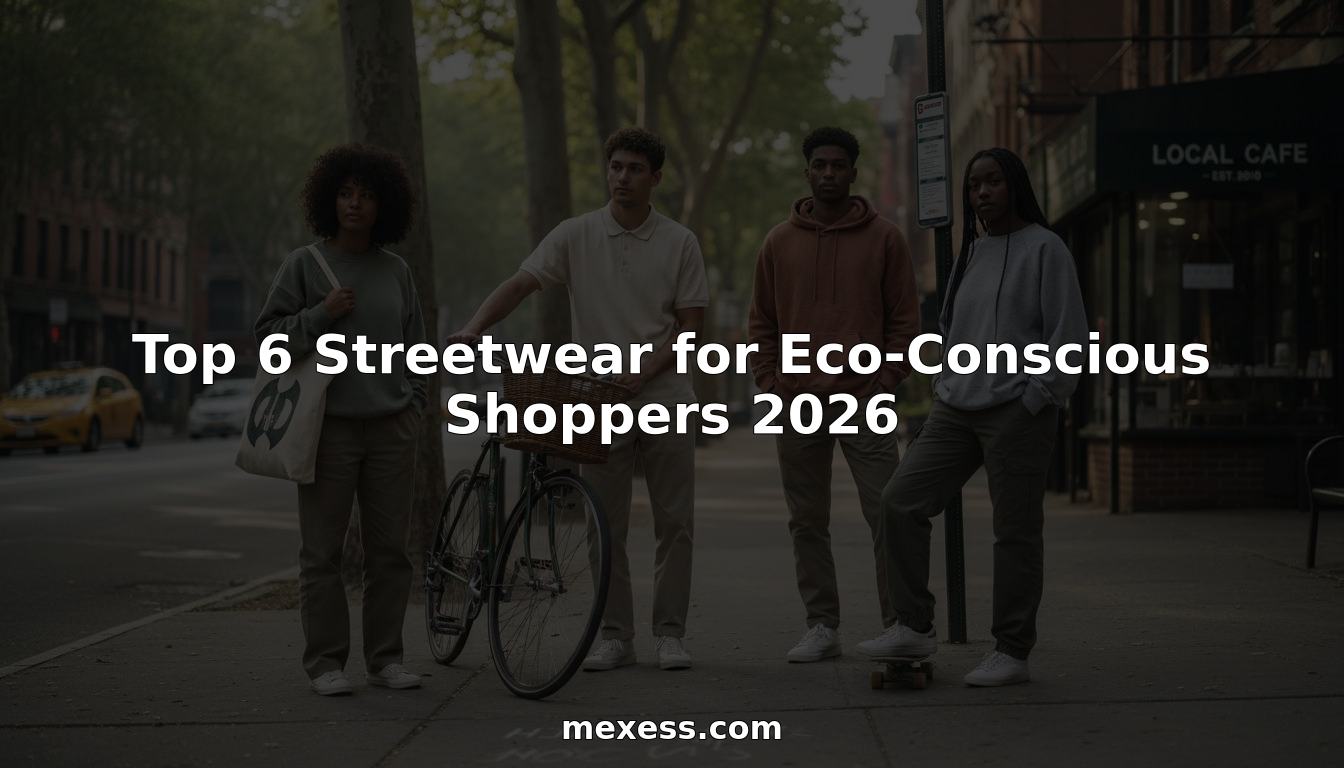 Young adults in eco-friendly streetwear at city bus stop