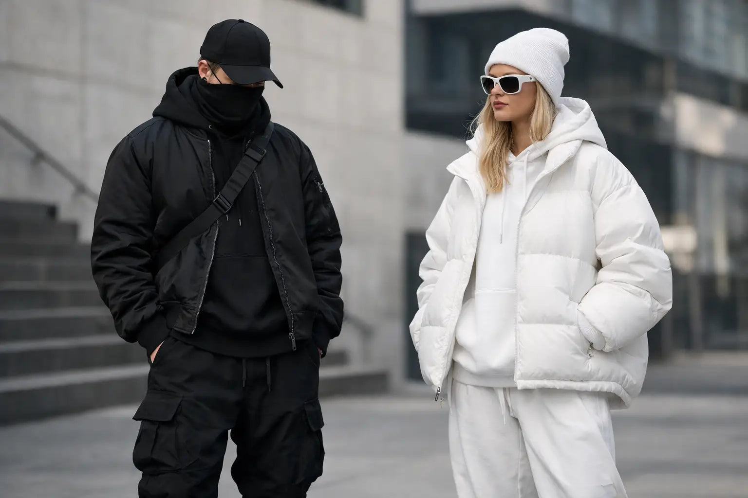 How to Style Monochrome Streetwear Outfits