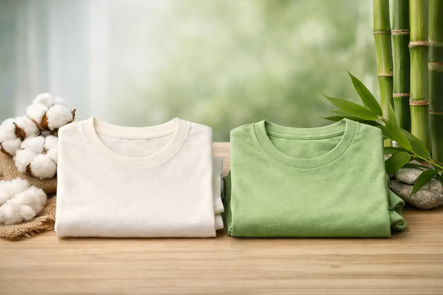 Organic Cotton vs Bamboo T Shirts
