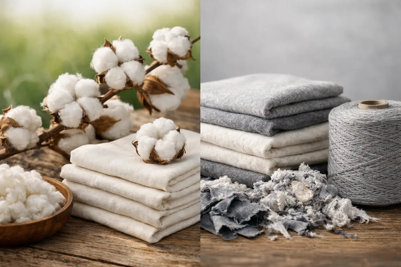 Organic Cotton vs Recycled Cotton