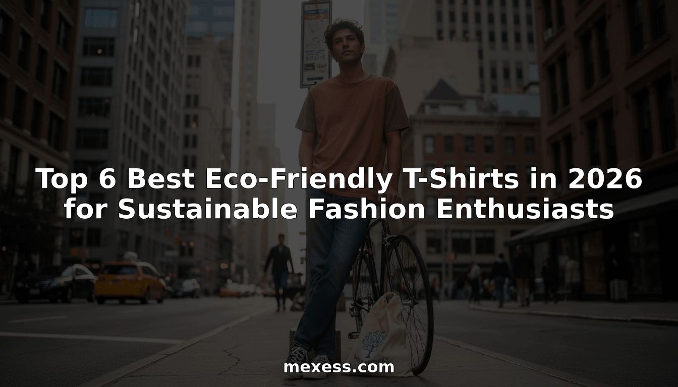 Urban adult in eco-friendly streetwear t-shirt
