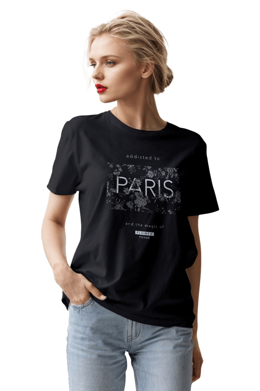 T-shirt с щампа