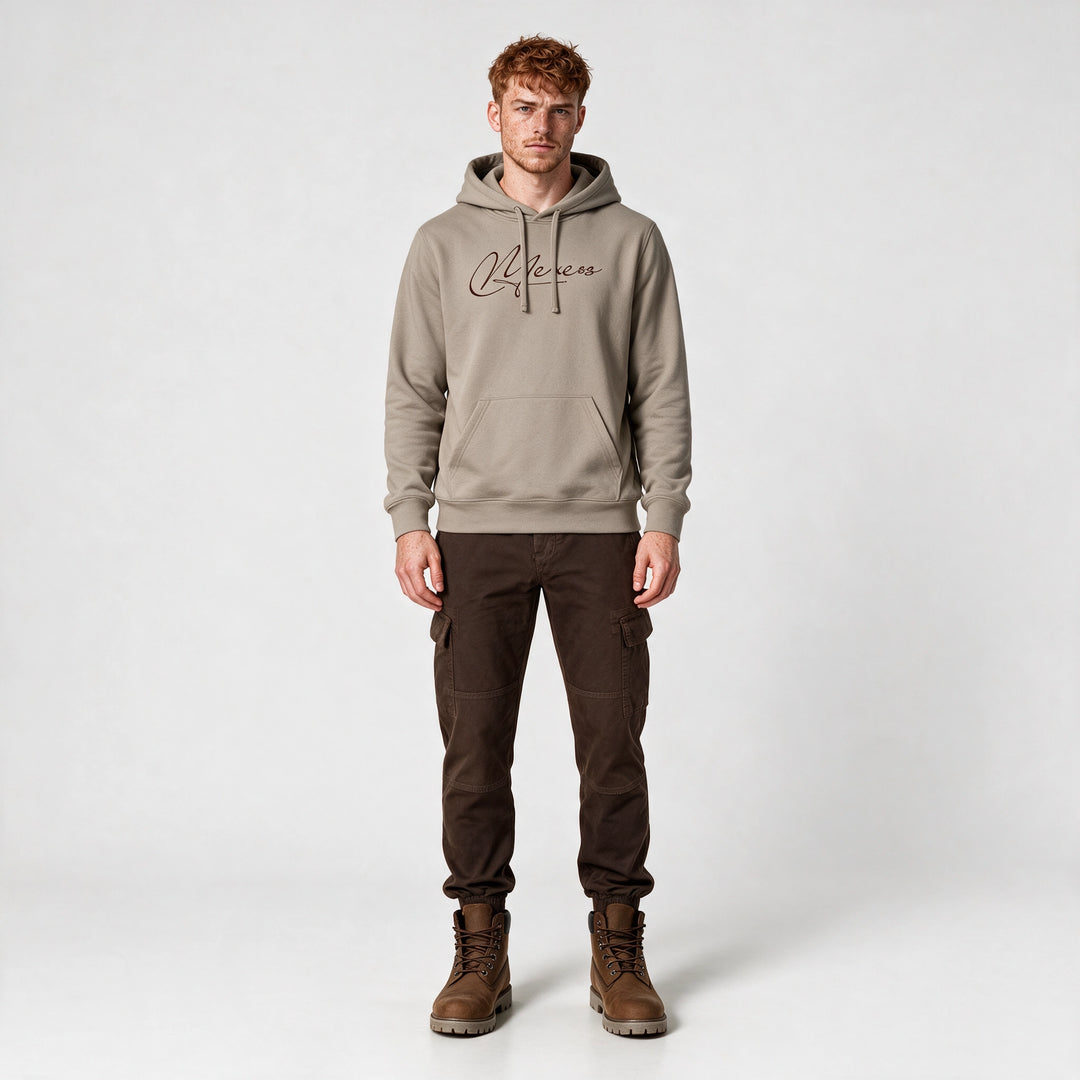 Hoodie i økologisk bomuld | 099