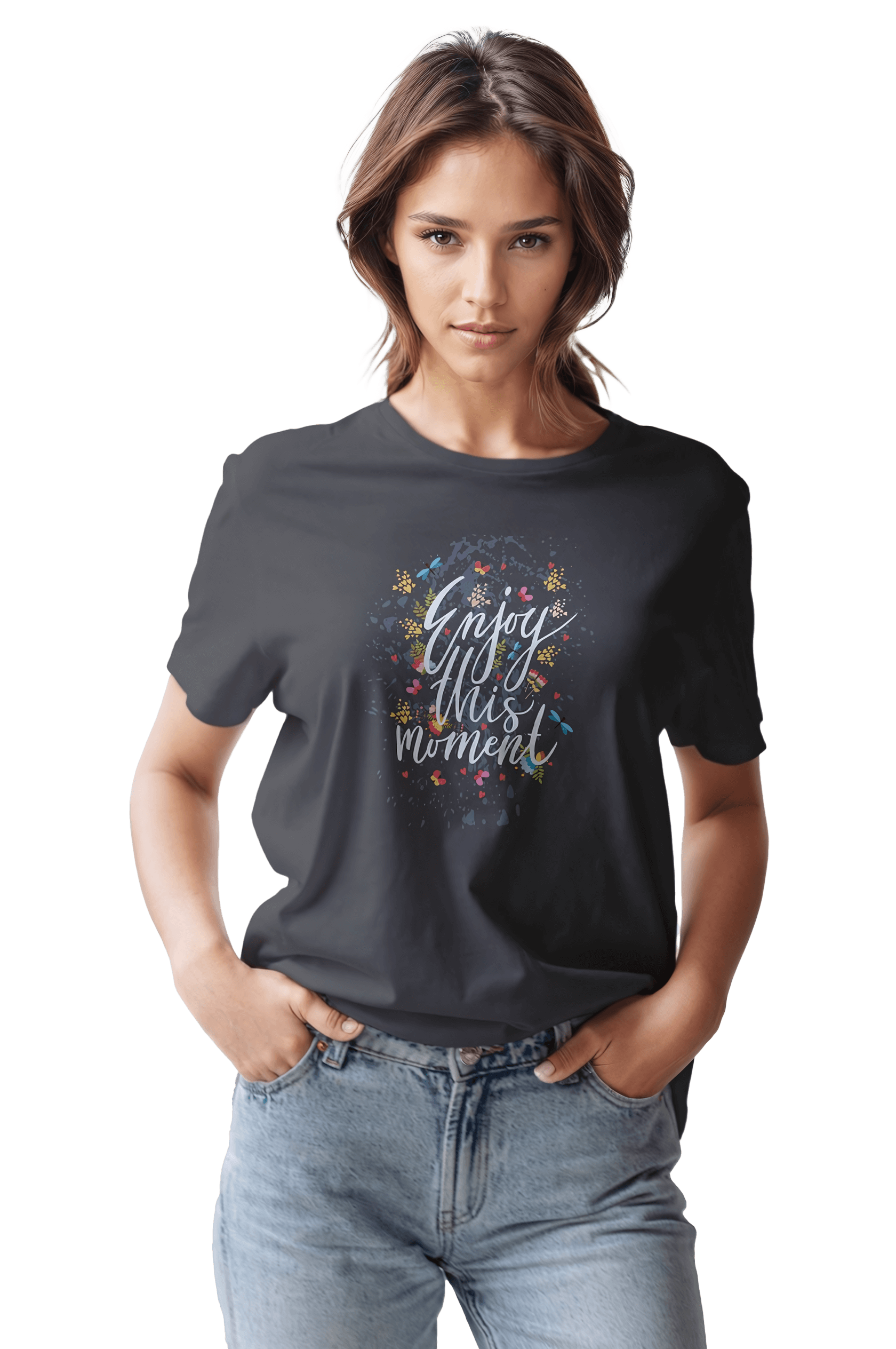 T-shirt с щампа