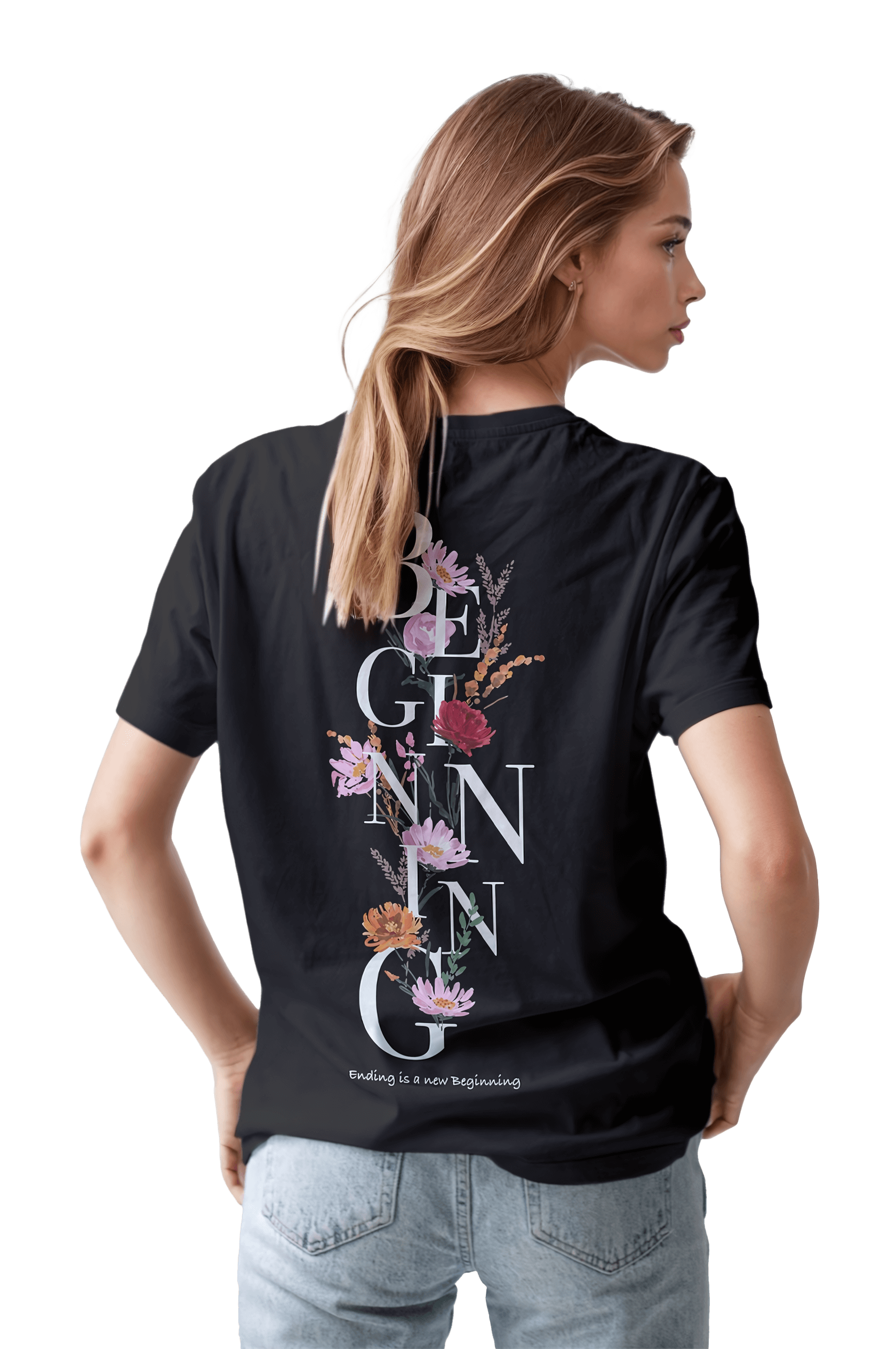 T-shirt с щампа