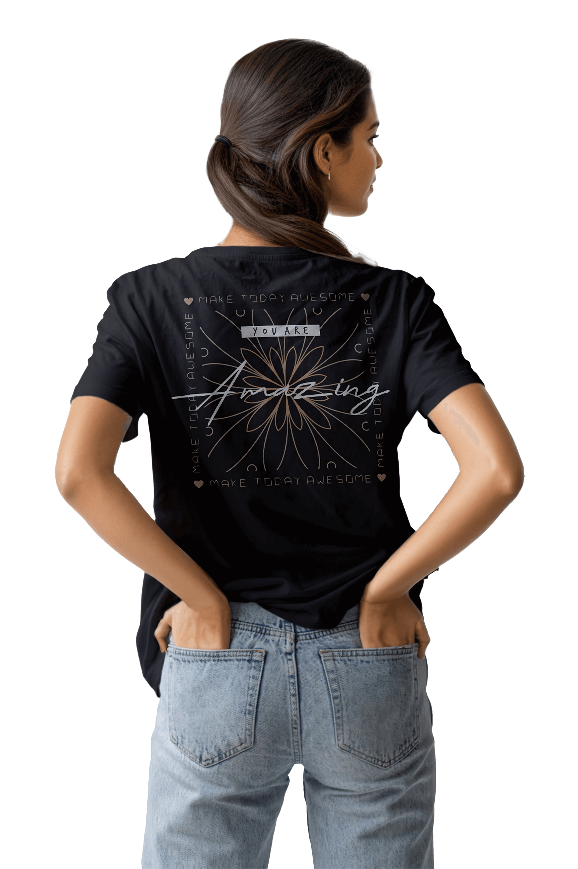 T-shirt с щампа