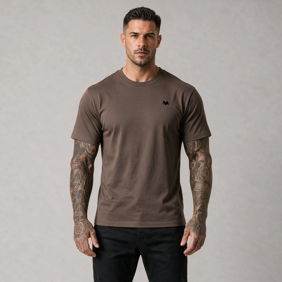 T-shirt i økologisk bomuld - Regular Fit | 679