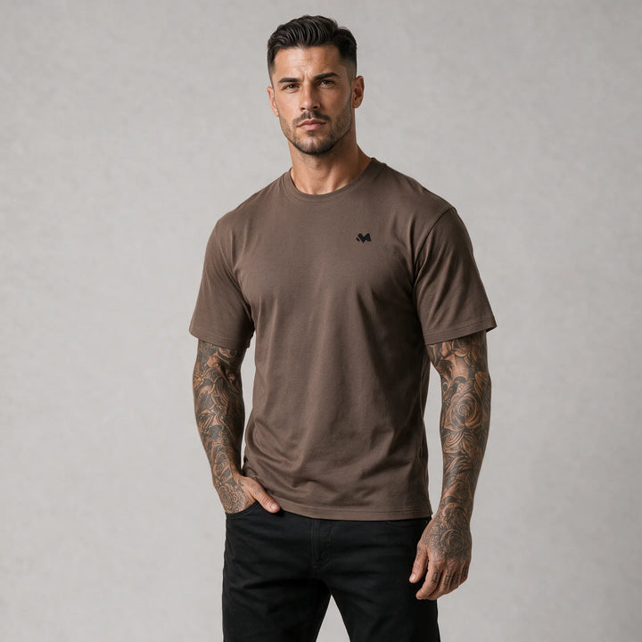 T-shirt i økologisk bomuld - Regular Fit | 679