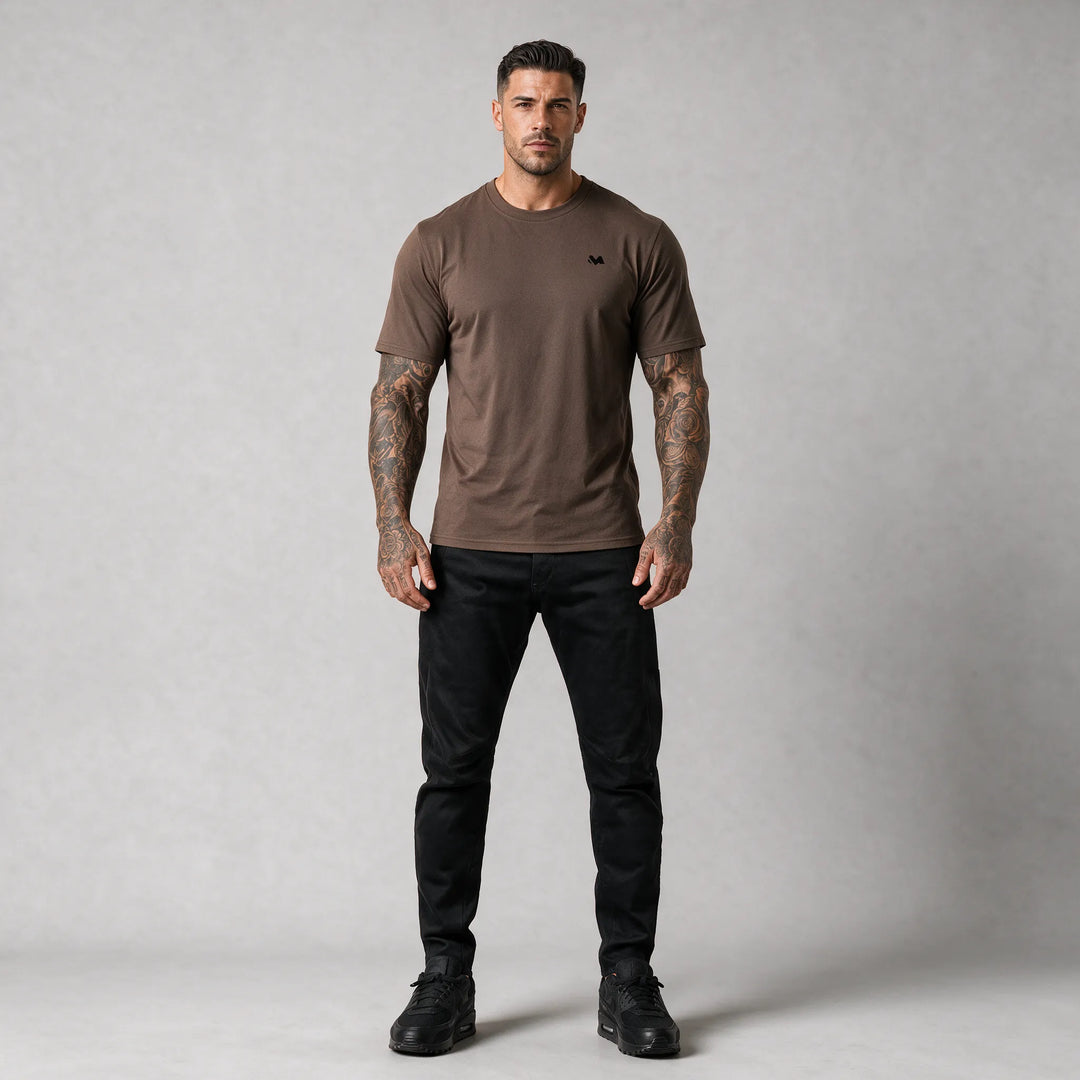 T-shirt i økologisk bomuld - Regular Fit | 679