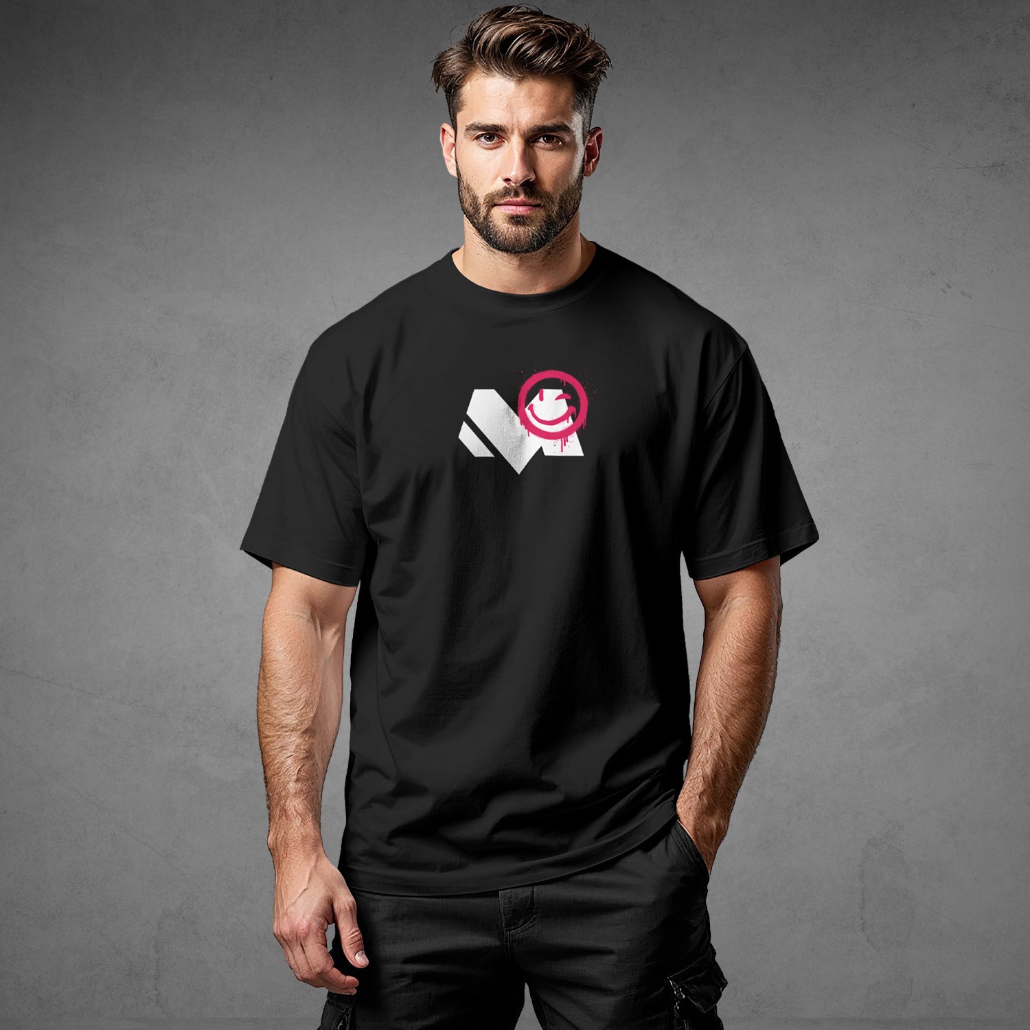 Oversize'owy T-shirt z organicznej bawełny