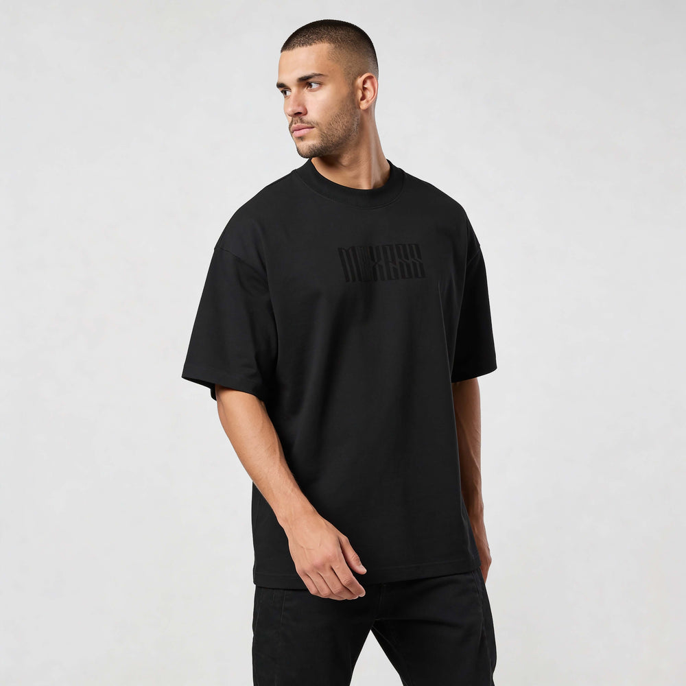 oversized t-shirt Essential Oversized T-shirt BL720 in black, heavyweight organic cotton streetwear fit
