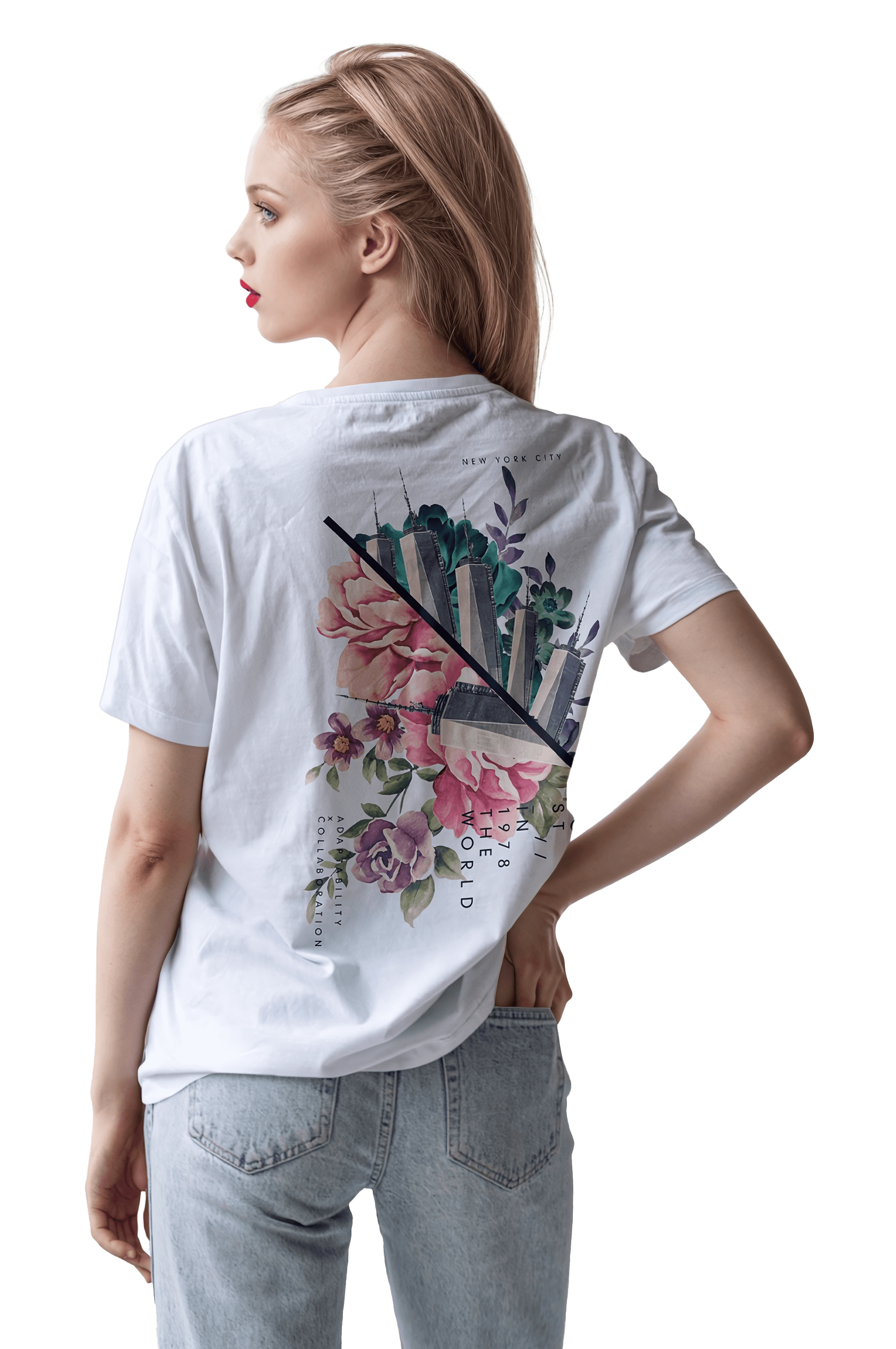 T-shirt с щампа