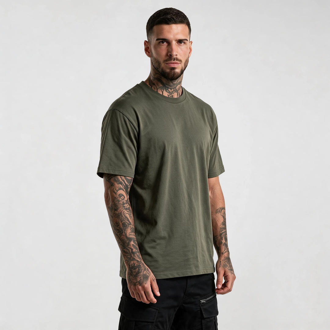 Basic Тениска от органичен памук - Regular Fit