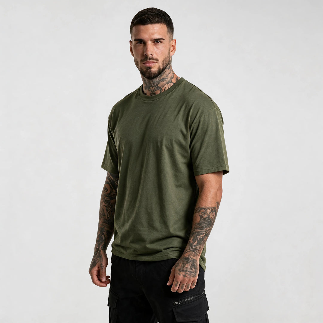 Basic Тениска от органичен памук - Regular Fit