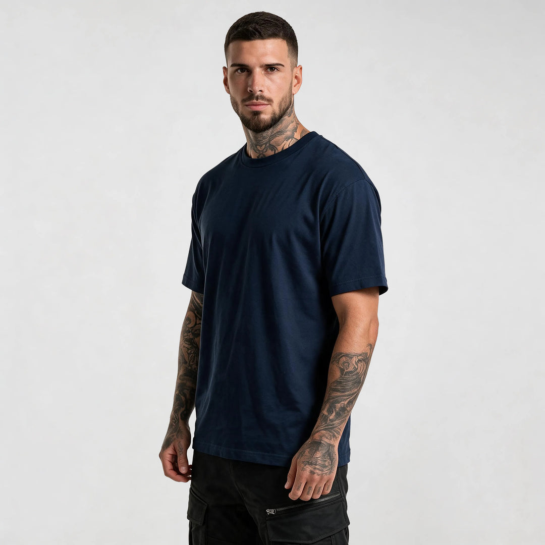 Basic Тениска от органичен памук - Regular Fit