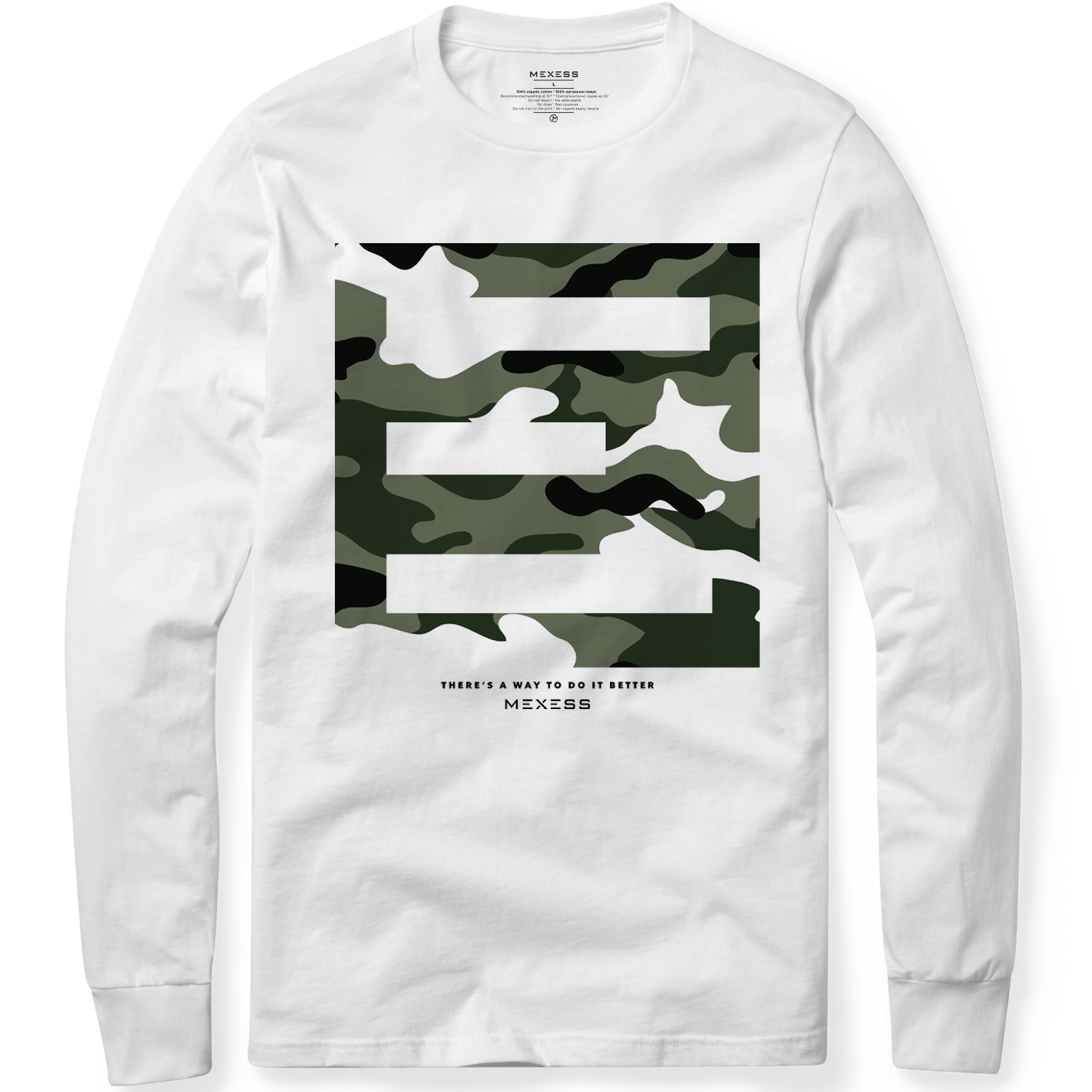 Long sleeve T-shirt с щампа