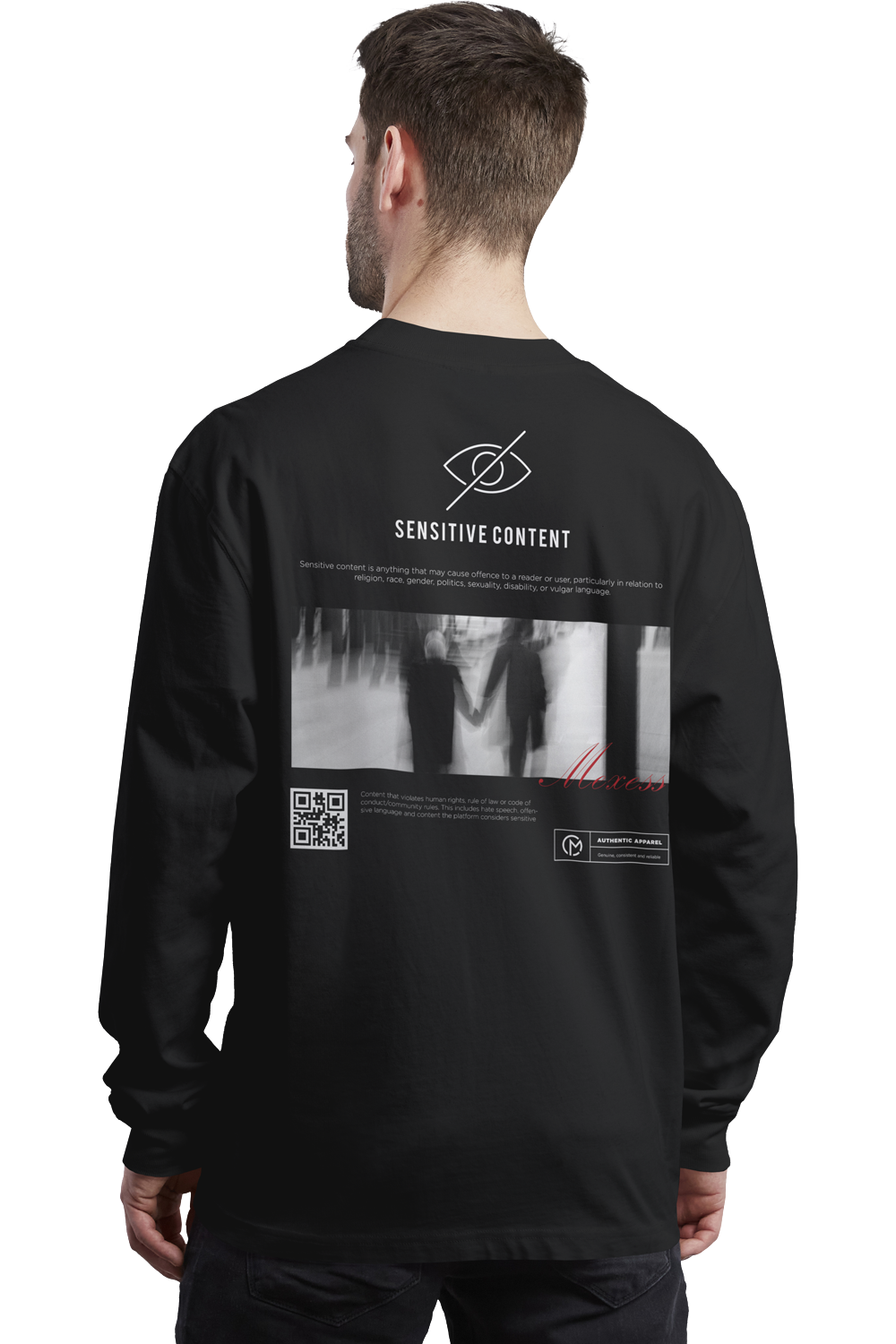 Long sleeve T-shirt с щампа