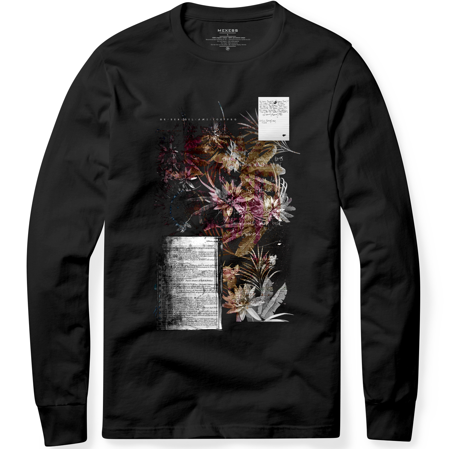 Long sleeve T-shirt с щампа