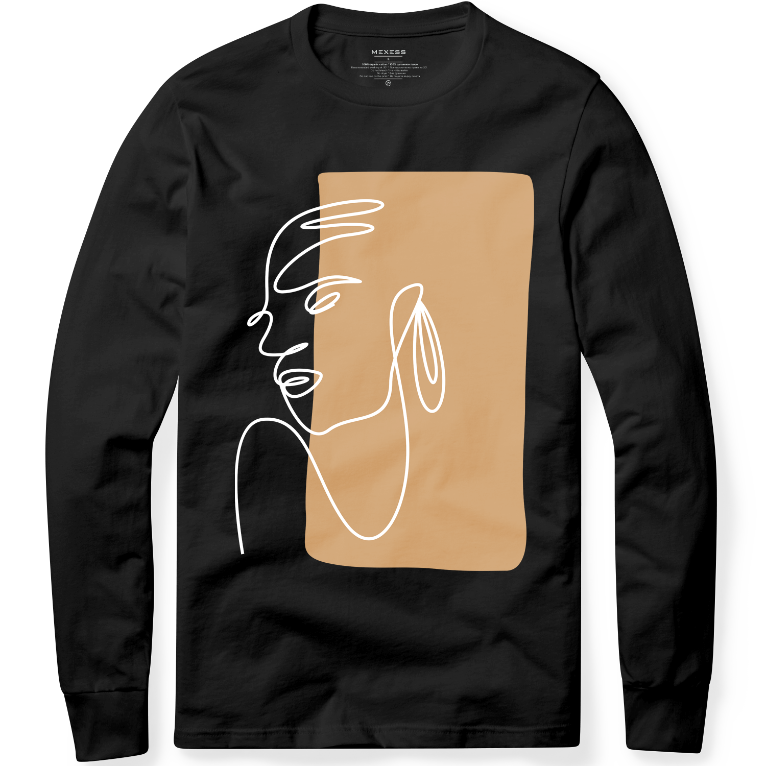 Long sleeve T-shirt с щампа