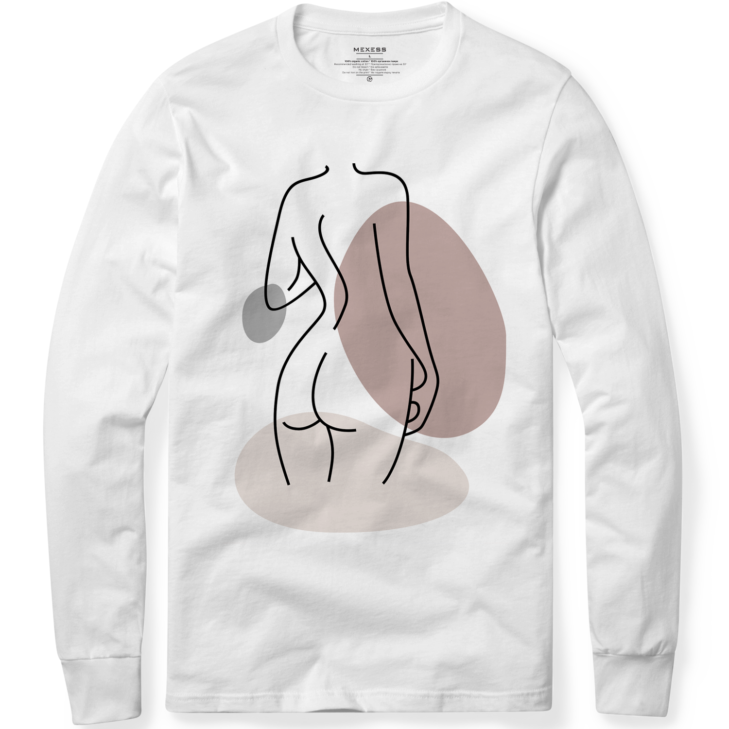 Long sleeve T-shirt с щампа