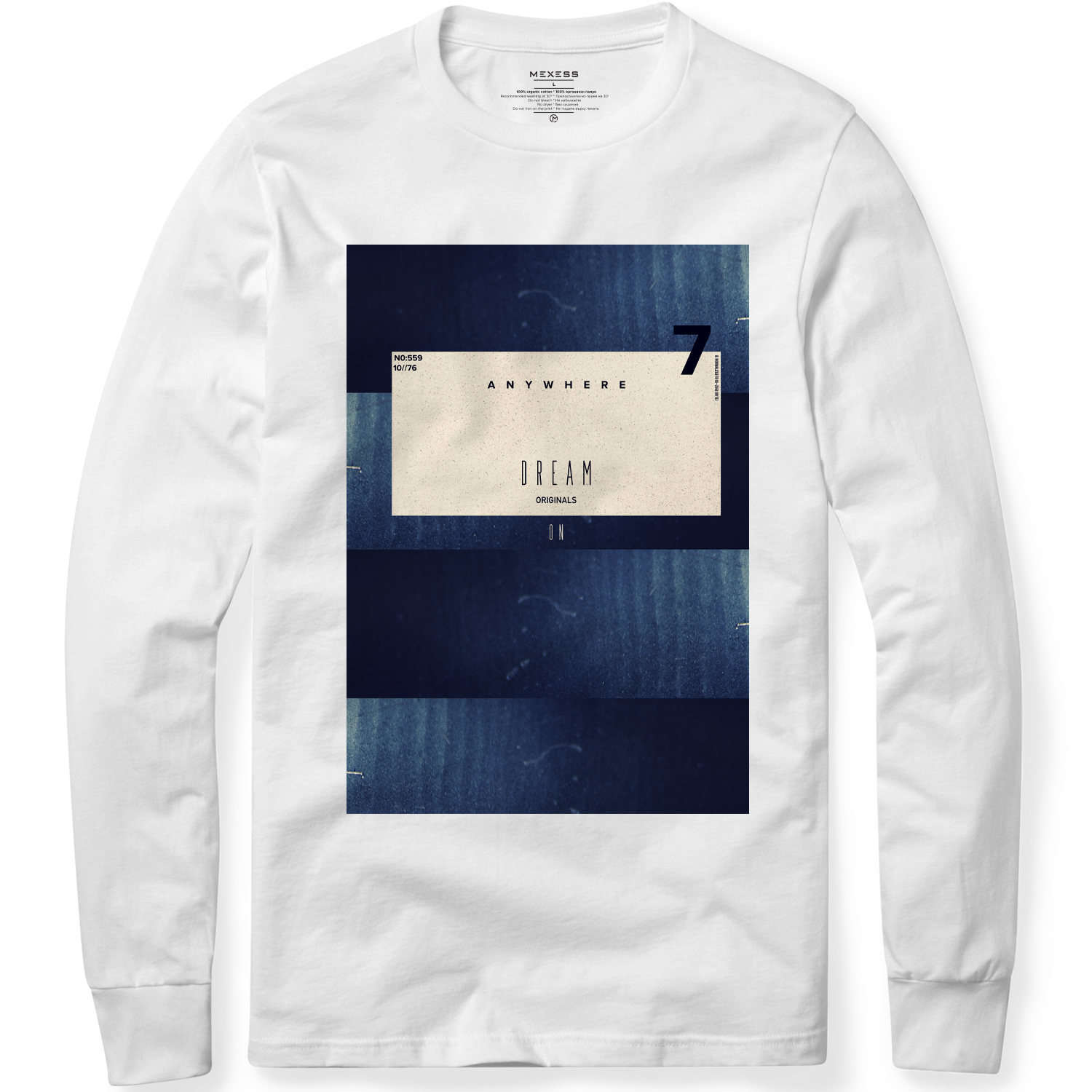 Long sleeve T-shirt с щампа