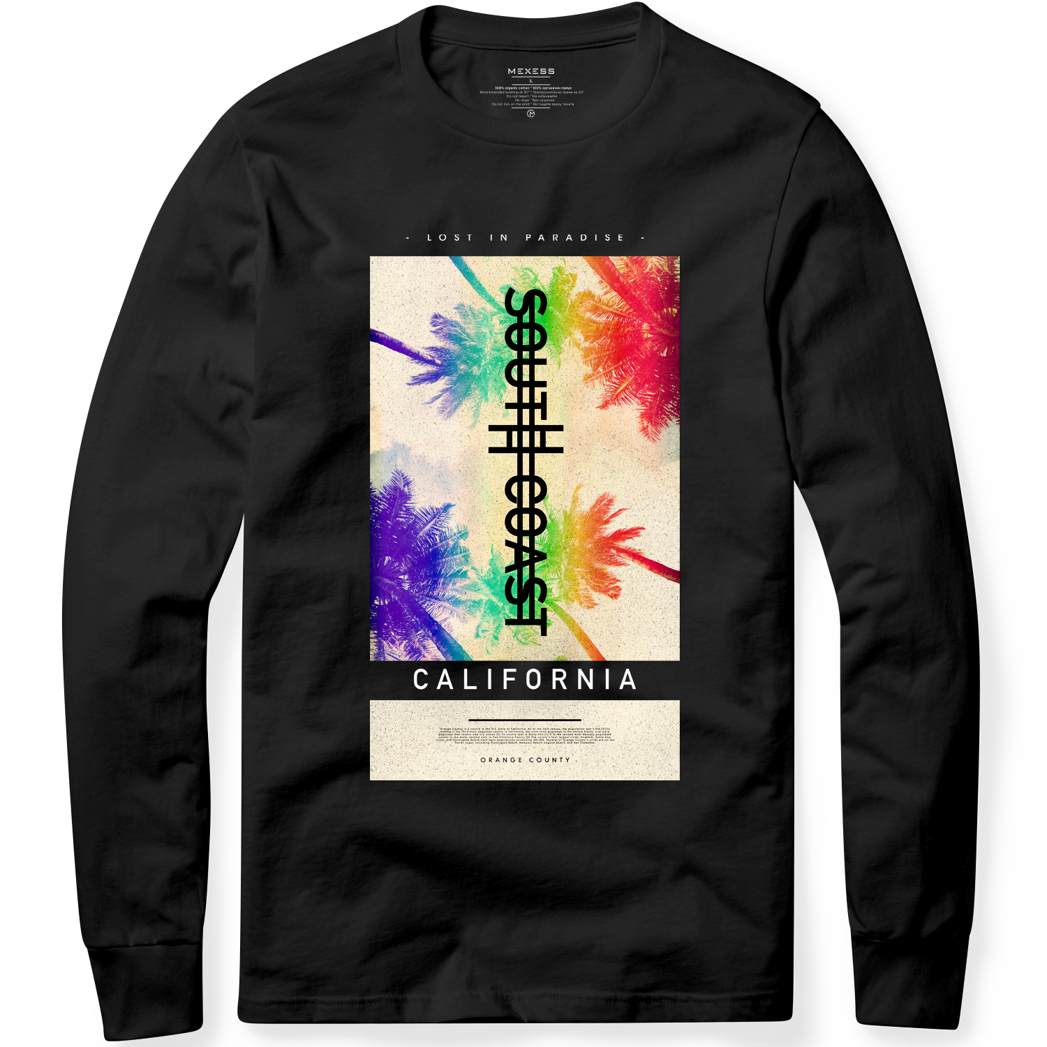 Long sleeve T-shirt с щампа