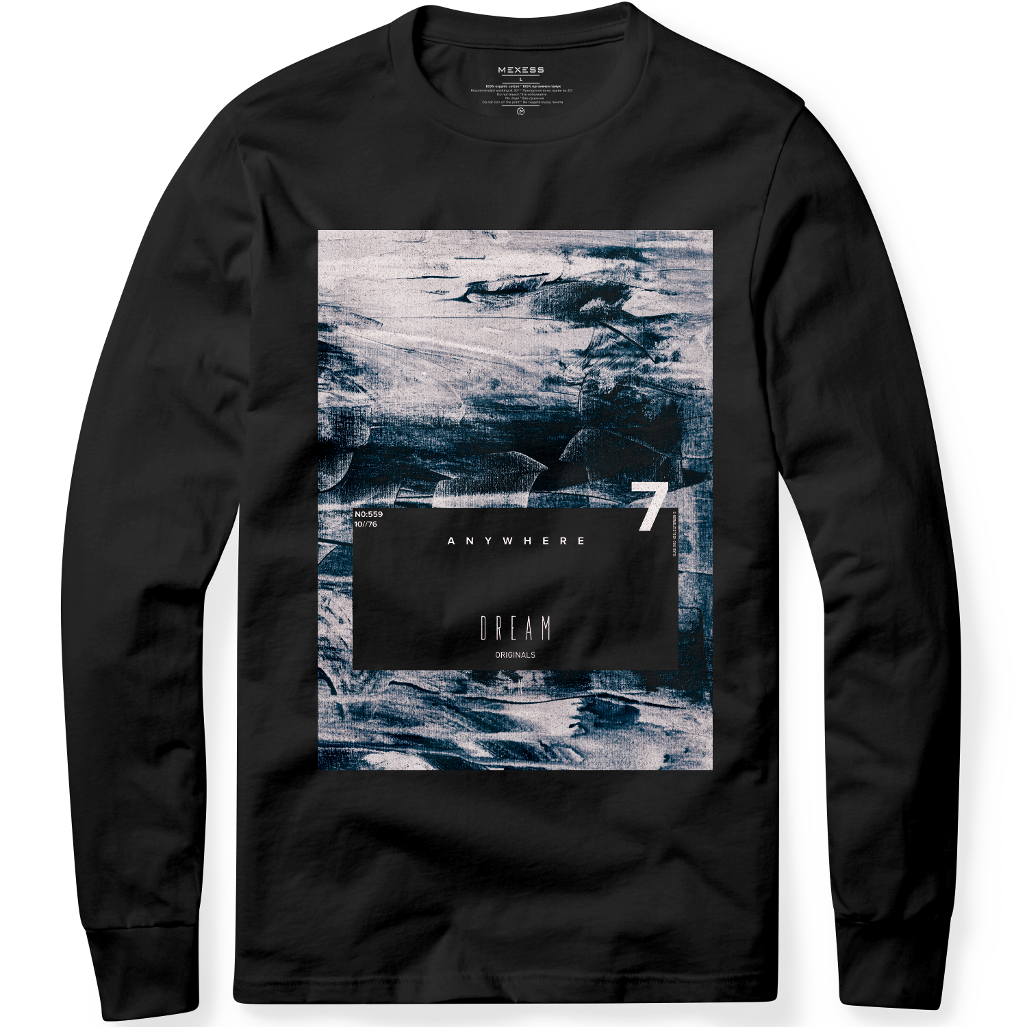 Long sleeve T-shirt с щампа