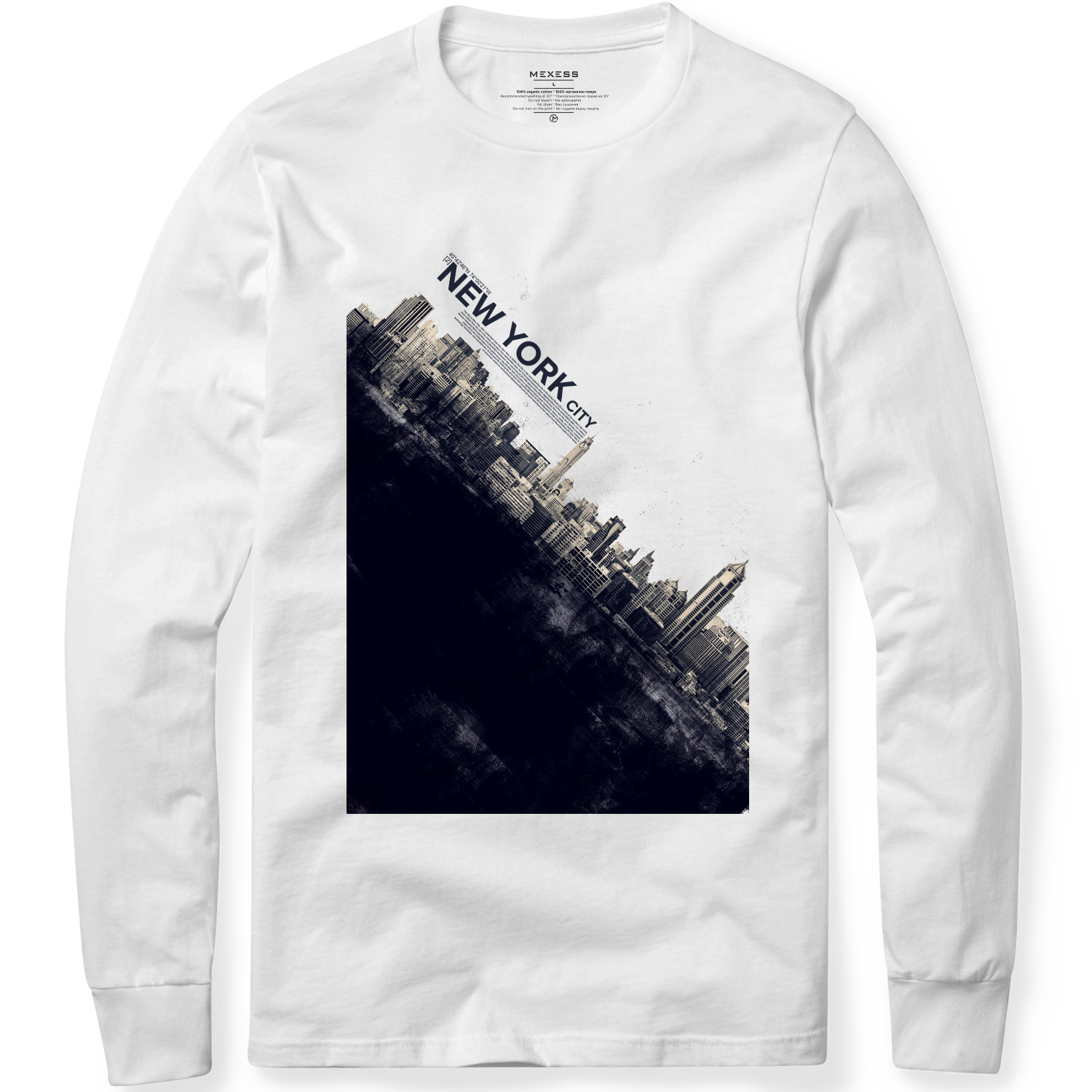 Long sleeve T-shirt с щампа