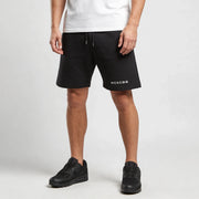 Fleece shorts met wit logo