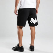 Fleece shorts met M-logo op de achterkant