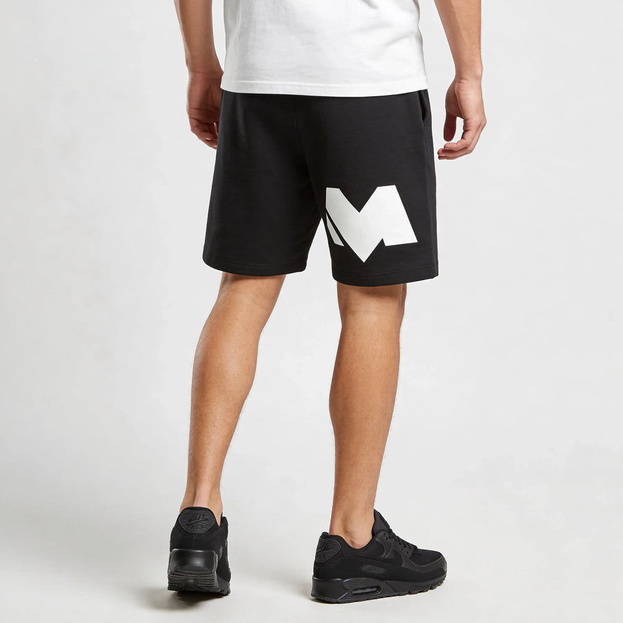 Fleece shorts met M-logo op de achterkant