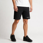 Fleece shorts met wit logo