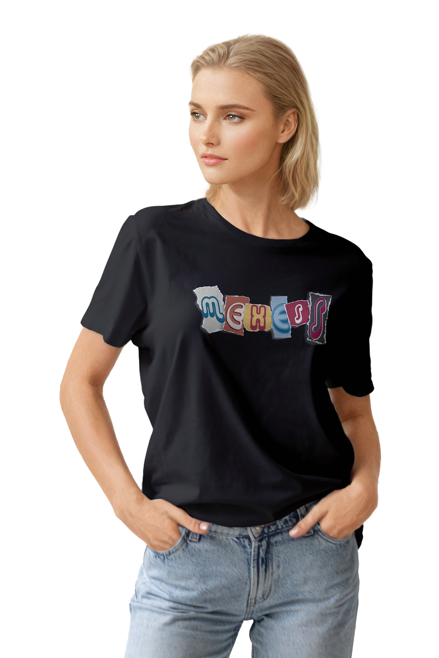 T-shirt с щампа