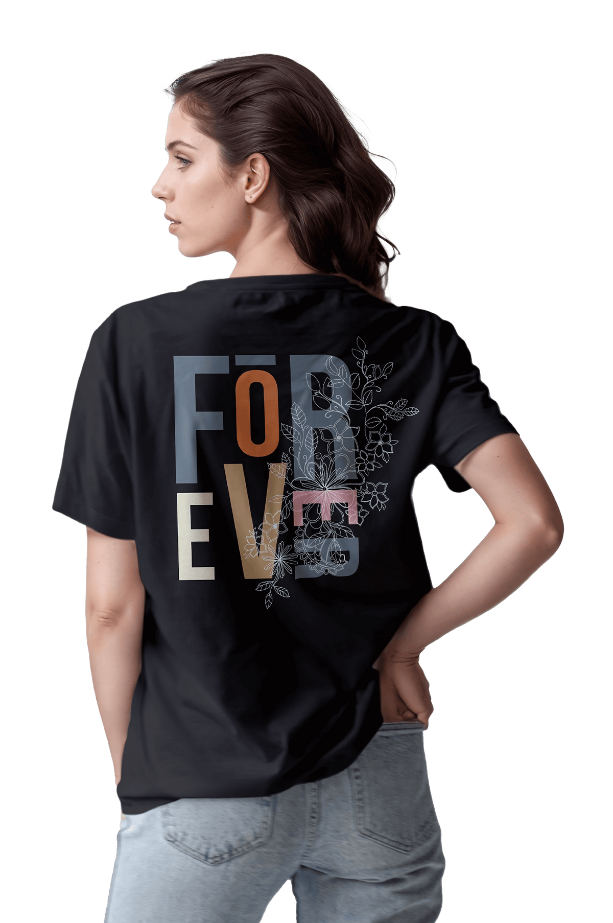 T-shirt с щампа