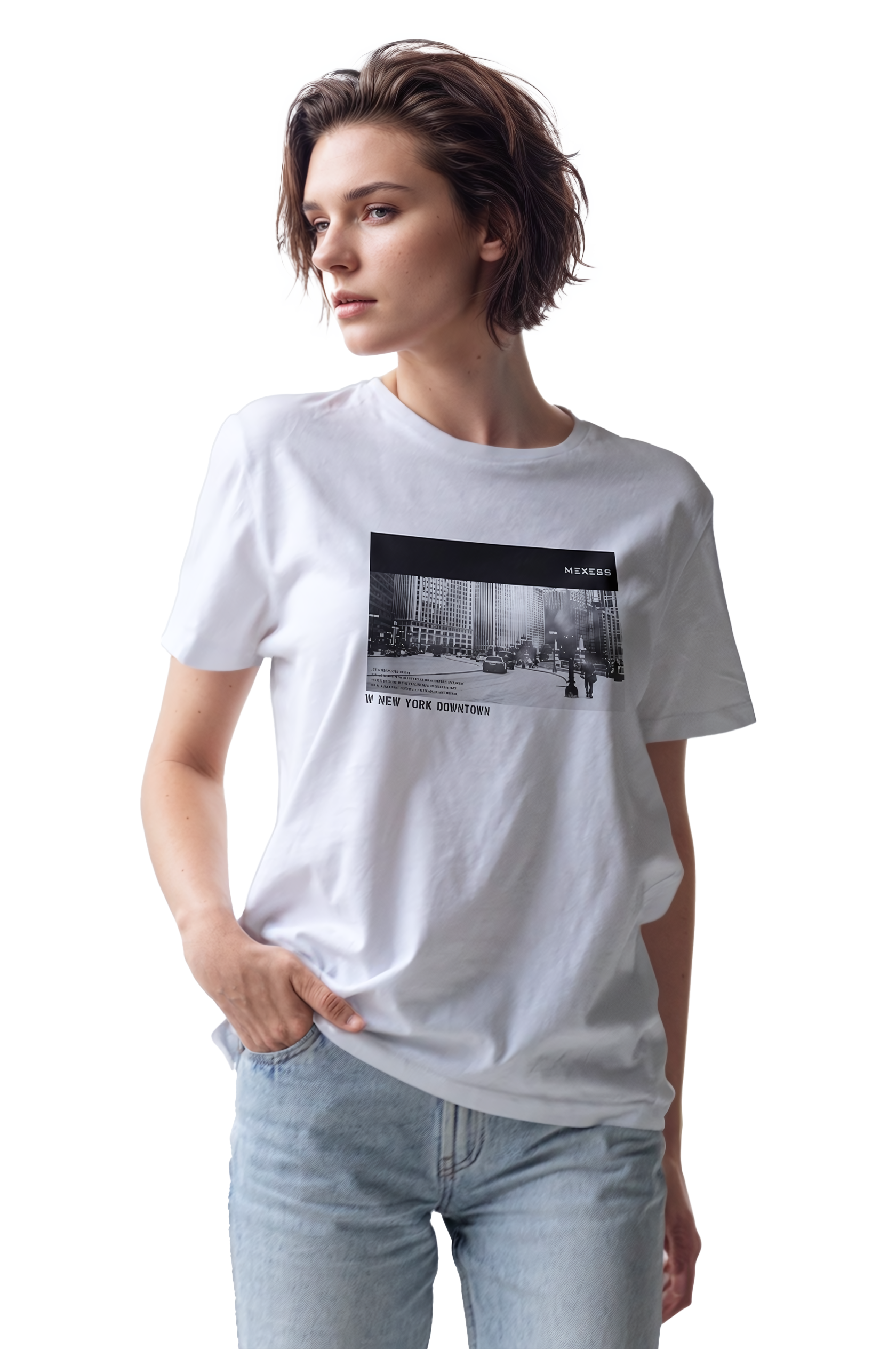 T-shirt с щампа