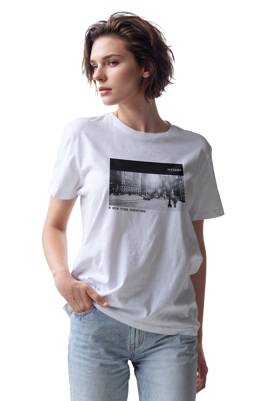 T-shirt с щампа