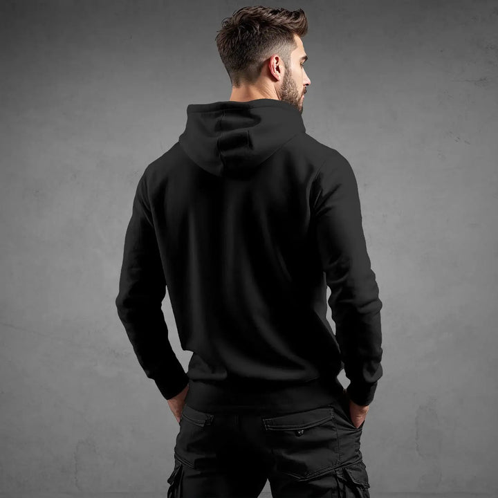 Iconic streetwear hoodie DR686 by MEXESS, featuring clean lines and modern urban style for men who value understated design.