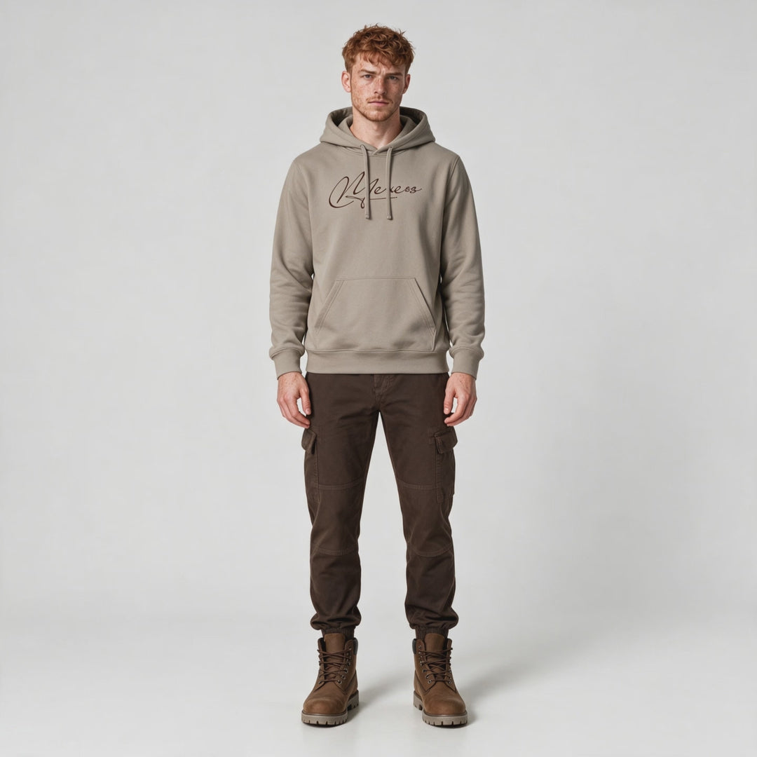 Hoodie i økologisk bomuld | 099