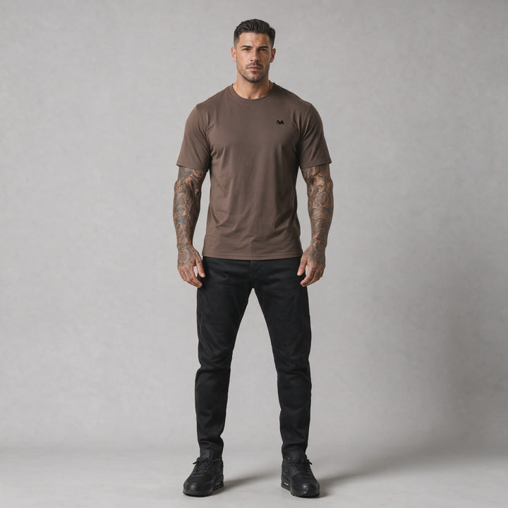 T-shirt i økologisk bomuld - Regular Fit | 679